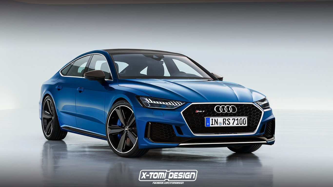 As Shown In This Rendering, It Will Have A Sharper - Nuevo Audi Rs7 2018 , HD Wallpaper & Backgrounds