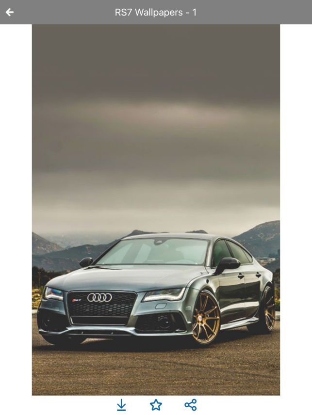 Hd Car Wallpapers Audi Rs7 Edition On The App Store - Audi Rs7 Wallpaper Handy , HD Wallpaper & Backgrounds