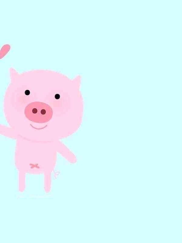 Piggy Wallpaper Cute Pig Cartoon Wallpaper Cute Piggy - Cartoon , HD Wallpaper & Backgrounds