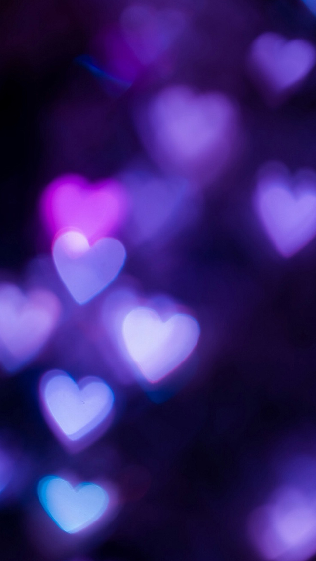 Heart Shaped Light Bokeh Iphone Se Wallpaper Download - Cool Heart Wallpaper For Iphone , HD Wallpaper & Backgrounds