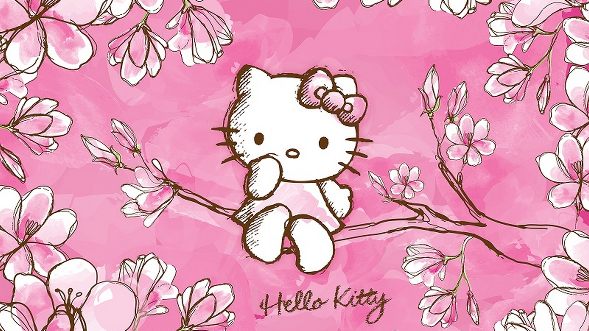 Wallpaper Hello Kitty Pictures With Image Resolution - Hello Kitty , HD Wallpaper & Backgrounds