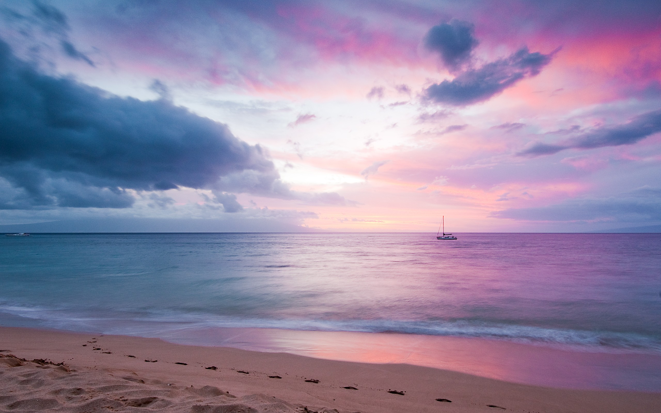 Twilight Island Beach Sunset - Beach Background , HD Wallpaper & Backgrounds
