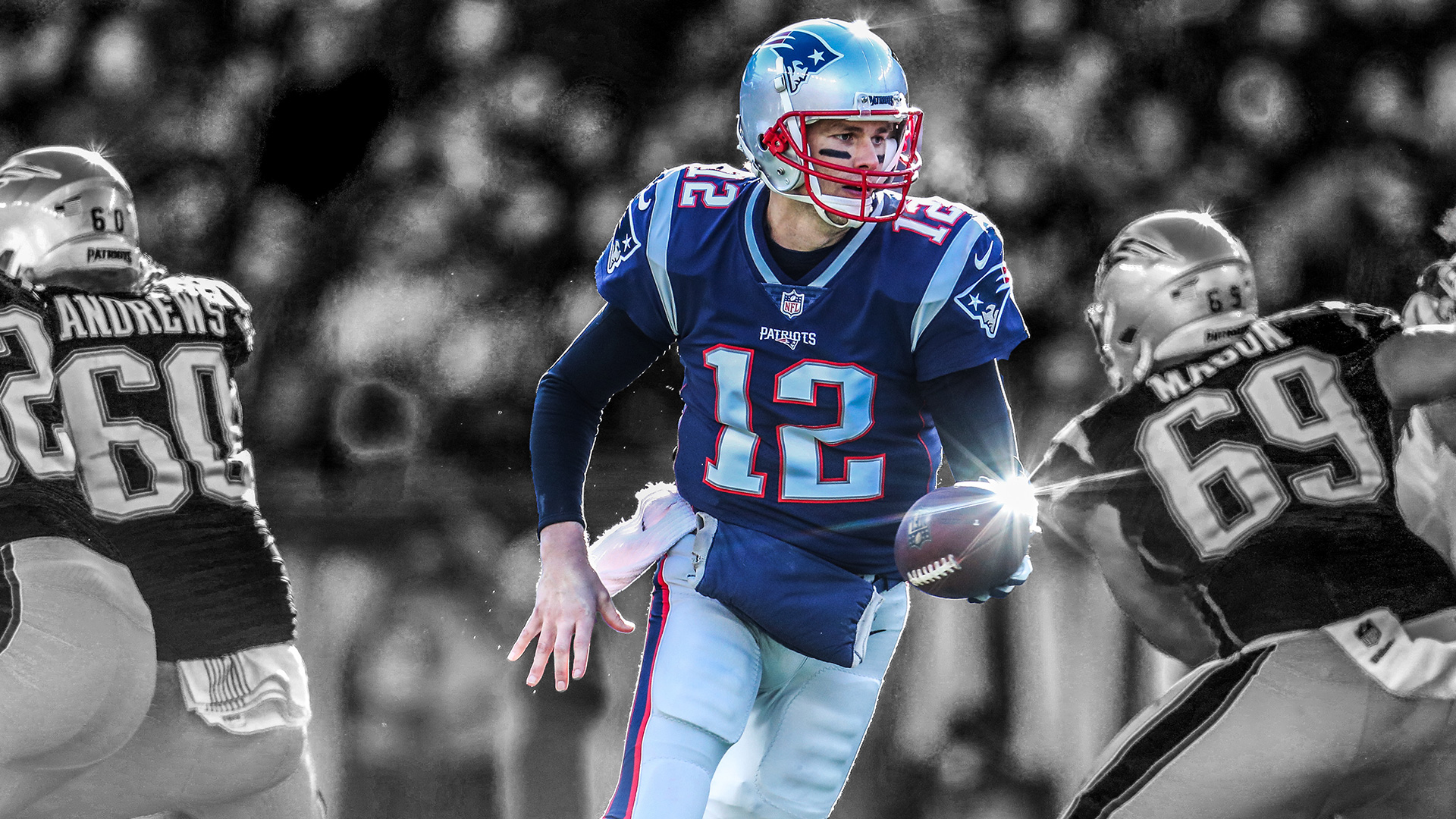 Tom Brady - Desktop - New England Patriots Desktop , HD Wallpaper & Backgrounds