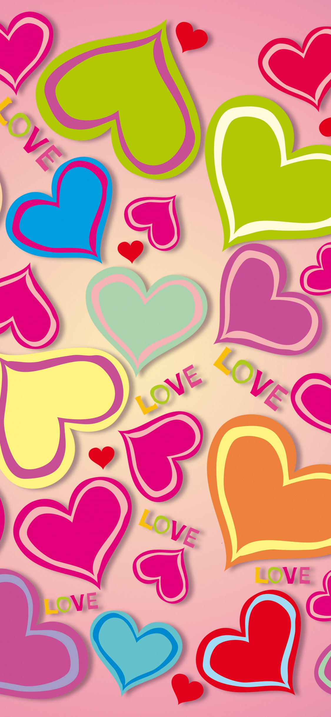 Design, Text, Rainbow, Pattern, Heart Wallpaper For - Vector Hd Wallpapers Heart , HD Wallpaper & Backgrounds