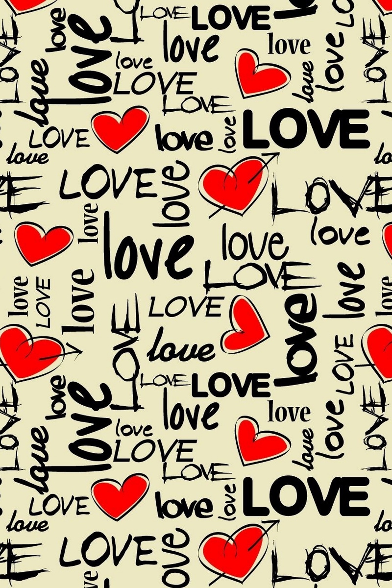 Wallpaper Love, Art, Texture, Colorful, Heart - Heart , HD Wallpaper & Backgrounds