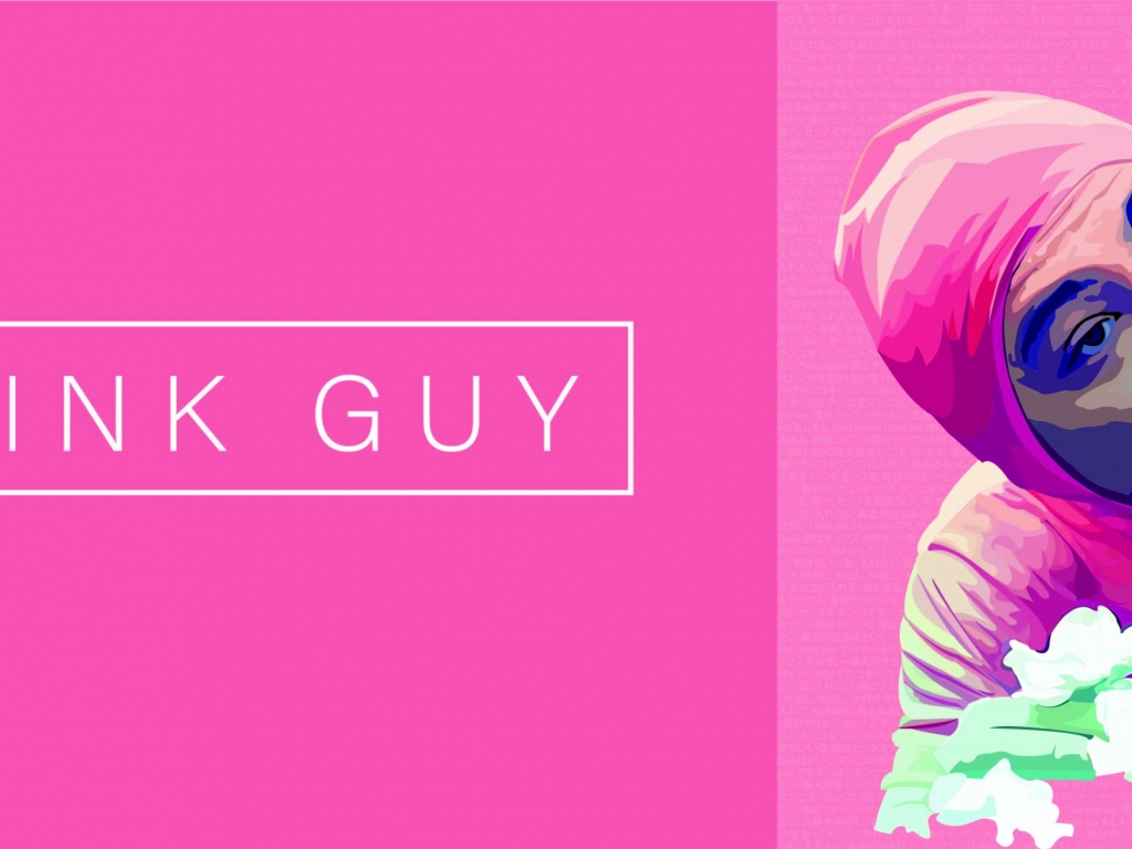 My Friend Made This Vector Art Of Pink Guy Wallpaper - Wallpaper , HD Wallpaper & Backgrounds