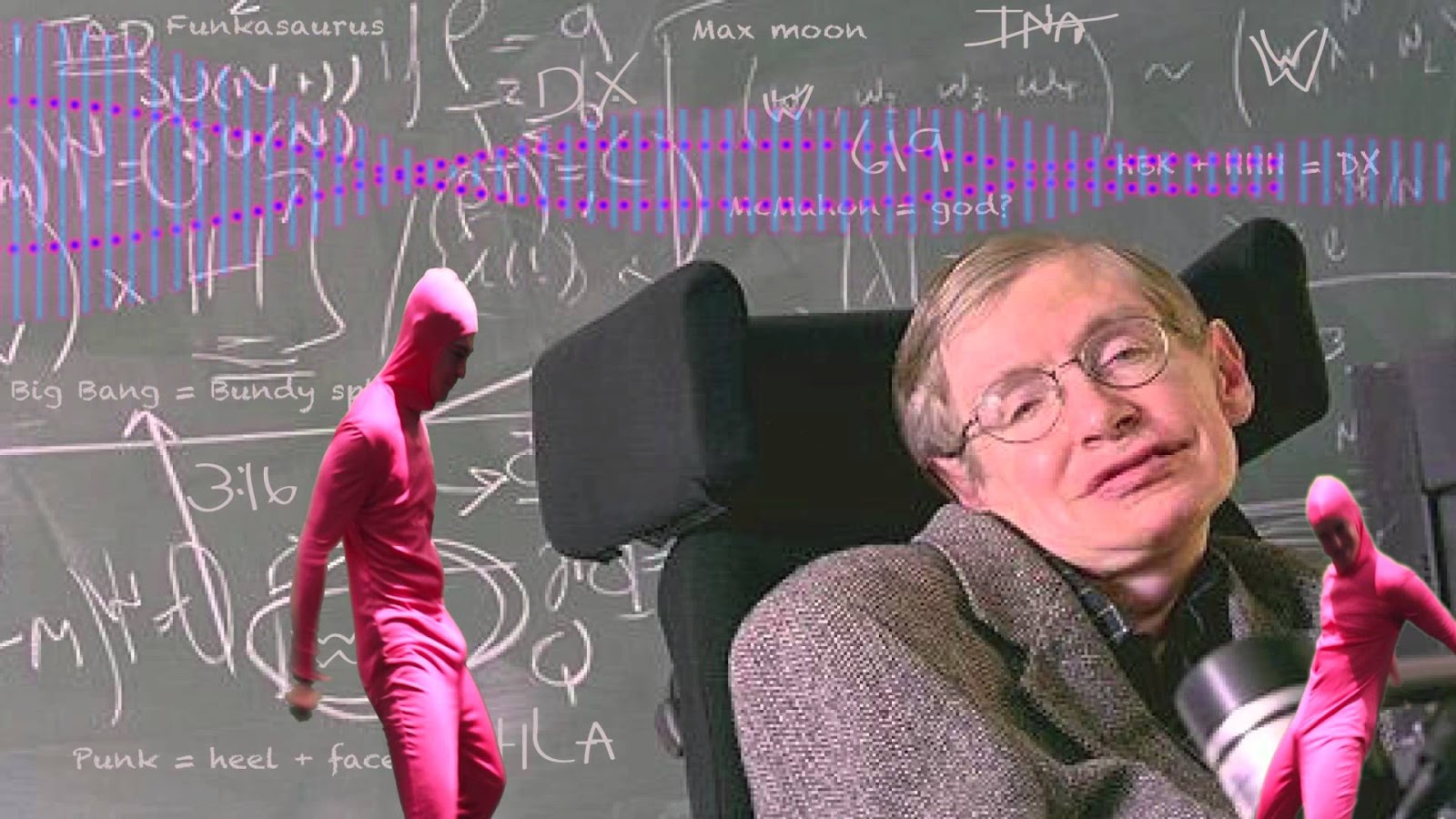 Chin Chin Franks Journey Pink Guy Approves - Stephan Hawking , HD Wallpaper & Backgrounds