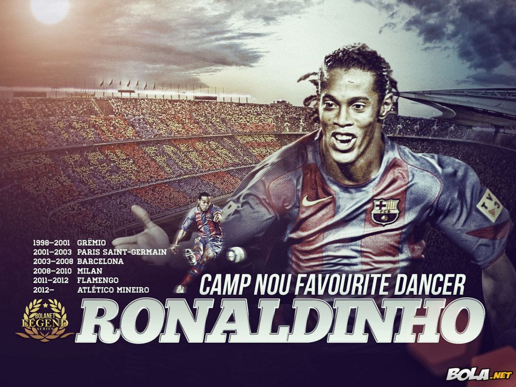 Ronaldinho Barcelona Wallpaper Hd - Ronaldinho Wallpaper Hd , HD Wallpaper & Backgrounds