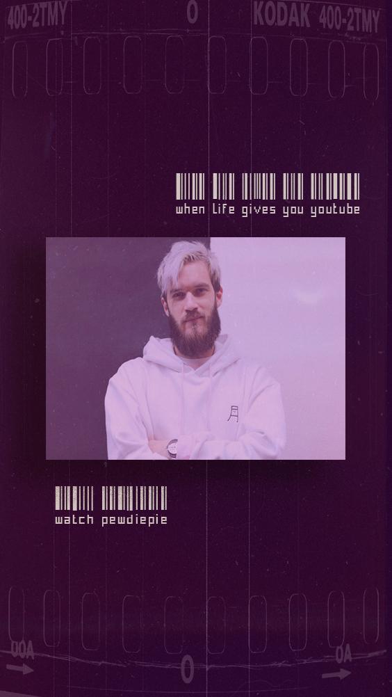 Pewdiepie Lockscreen - Photo Caption , HD Wallpaper & Backgrounds