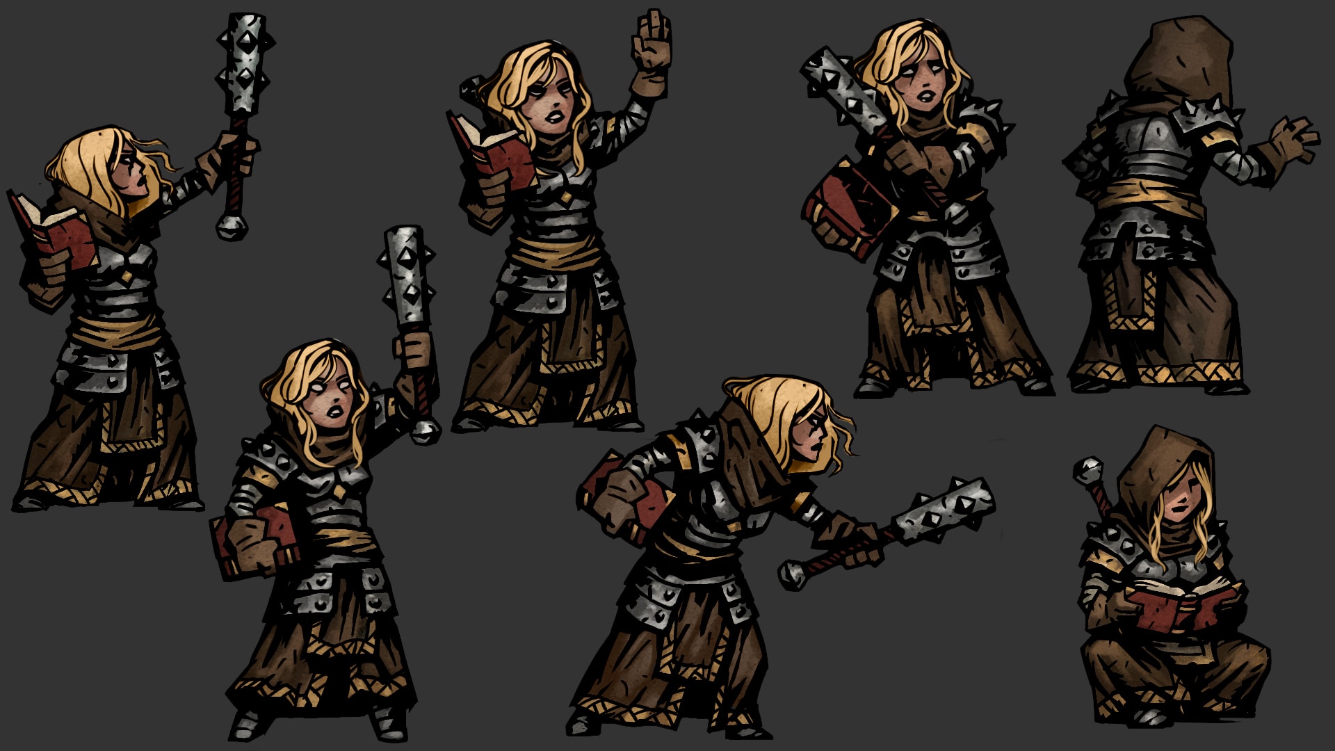 Vestal Hq Wallpapers Darkest Dungeon - Darkest Dungeon Vestal , HD Wallpaper & Backgrounds