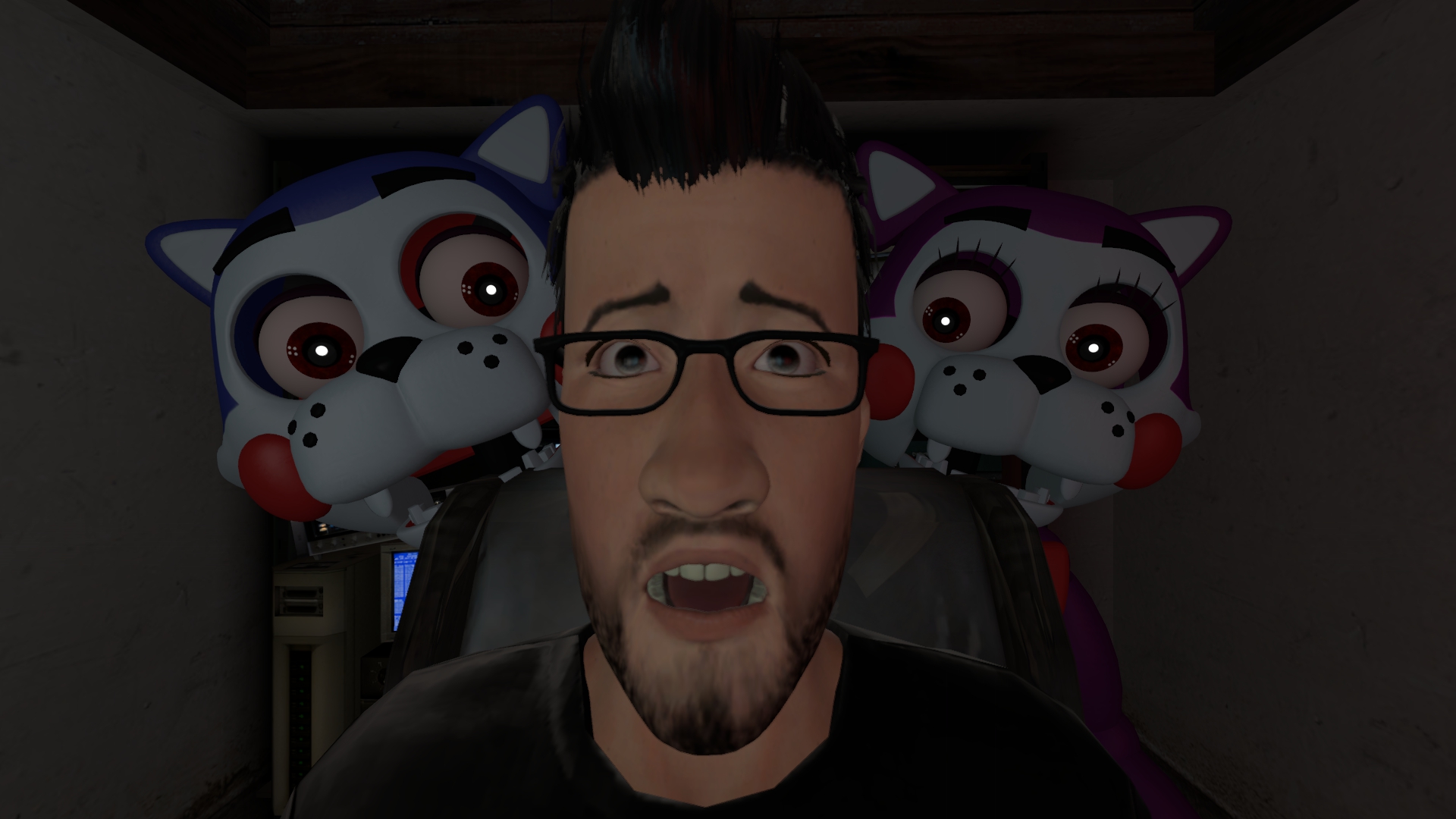 Sfm Markiplier Play's Five Nights At Candy's - Five Nights At Candy's Made By Markiplier , HD Wallpaper & Backgrounds