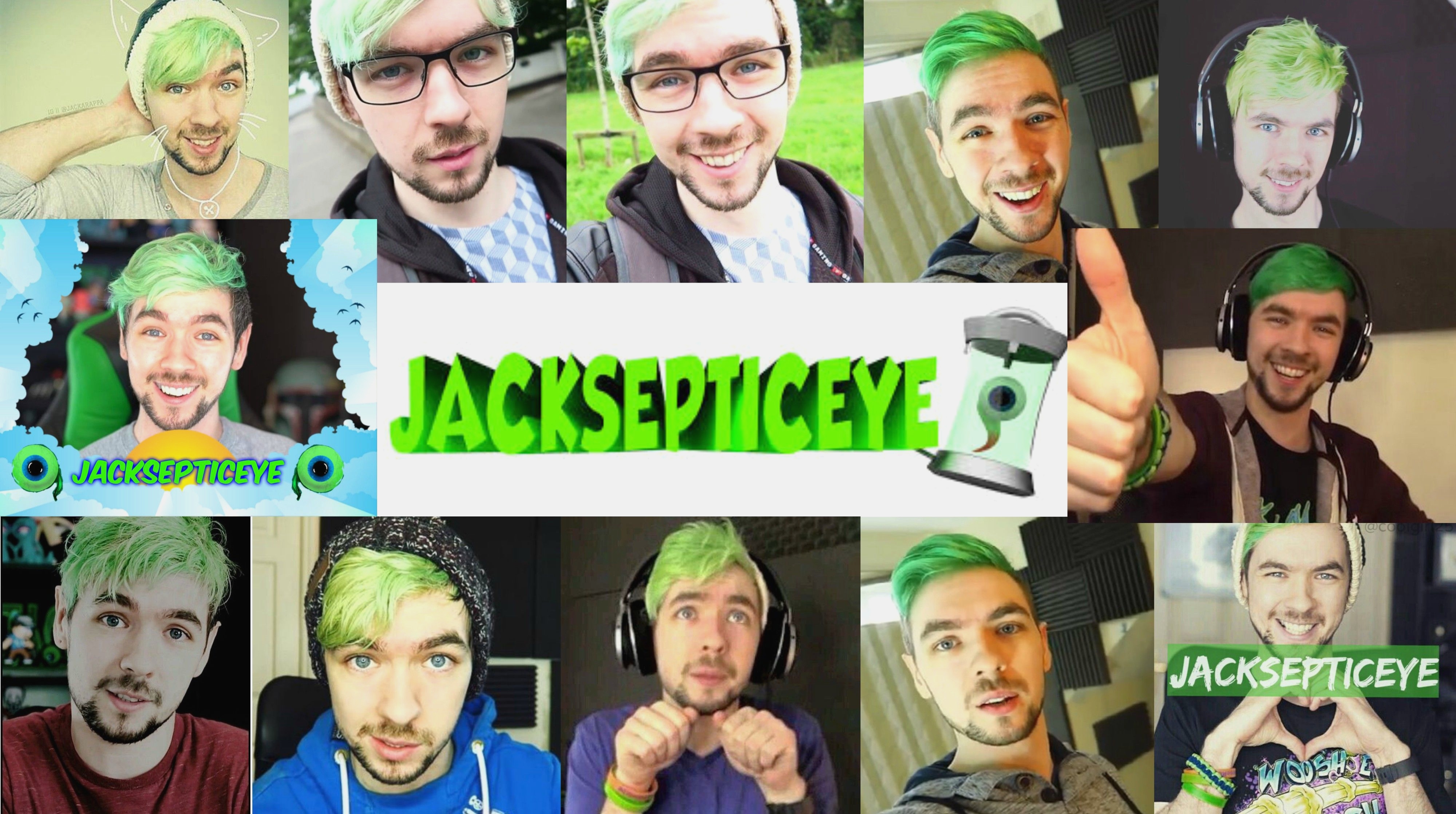 Creativly Made Jacksepticeye Collage Wallpaper - Collage , HD Wallpaper & Backgrounds