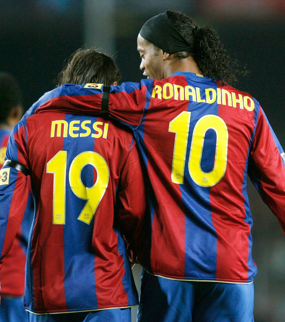 Messi Still The Best Despite Argentina Failures - Ronaldinho And Messi Barcelona , HD Wallpaper & Backgrounds
