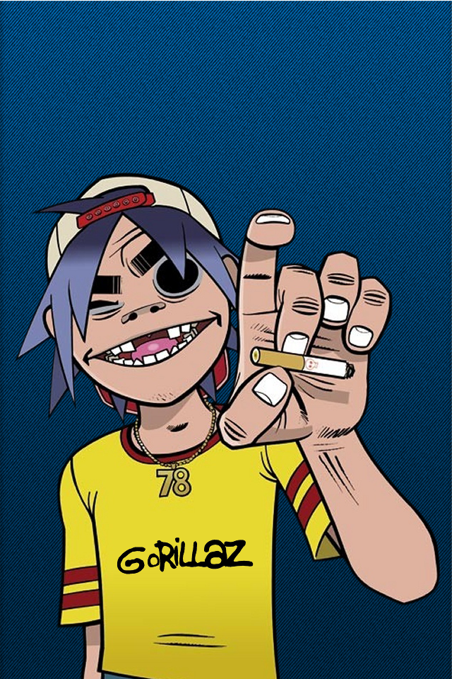 Murdoc On Boat Iphone 5 / Se Wallpaper - 2d Wallpaper Gorillaz Iphone , HD Wallpaper & Backgrounds