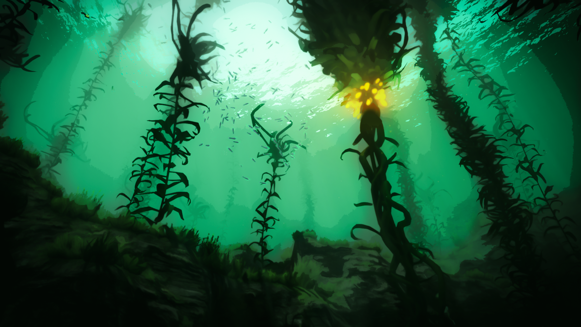 Kelp Forest [1920x1080] - Subnautica Kelp Forest , HD Wallpaper & Backgrounds