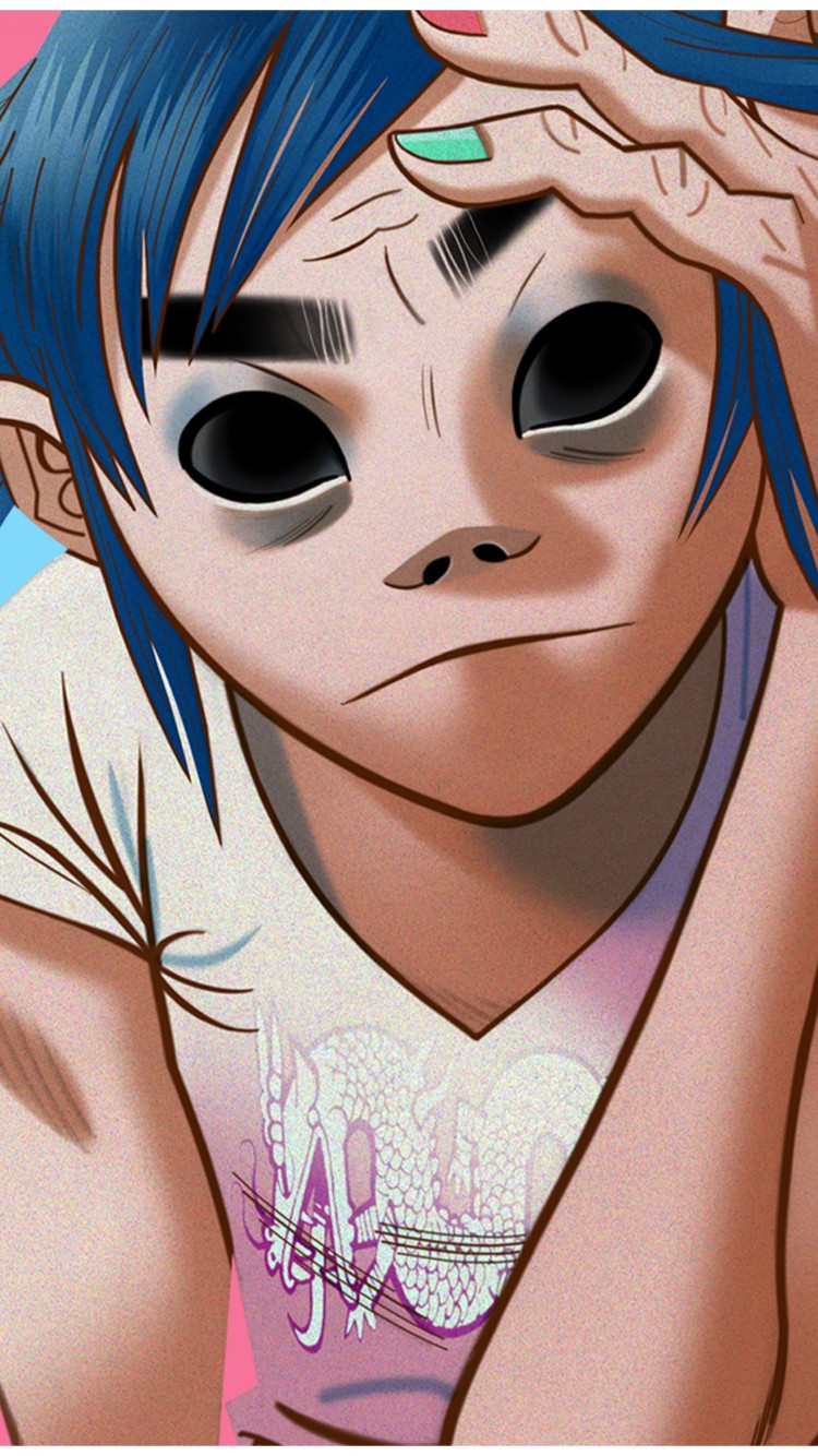 Download Cartoon Characters, Gorillaz Wallpaper - 2d Gorillaz Nails , HD Wallpaper & Backgrounds