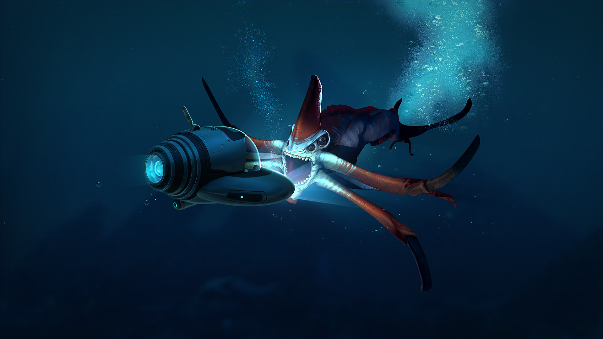 Subnautica Trading Card Wallpapers - Subnautica Reaper (#259333) - HD