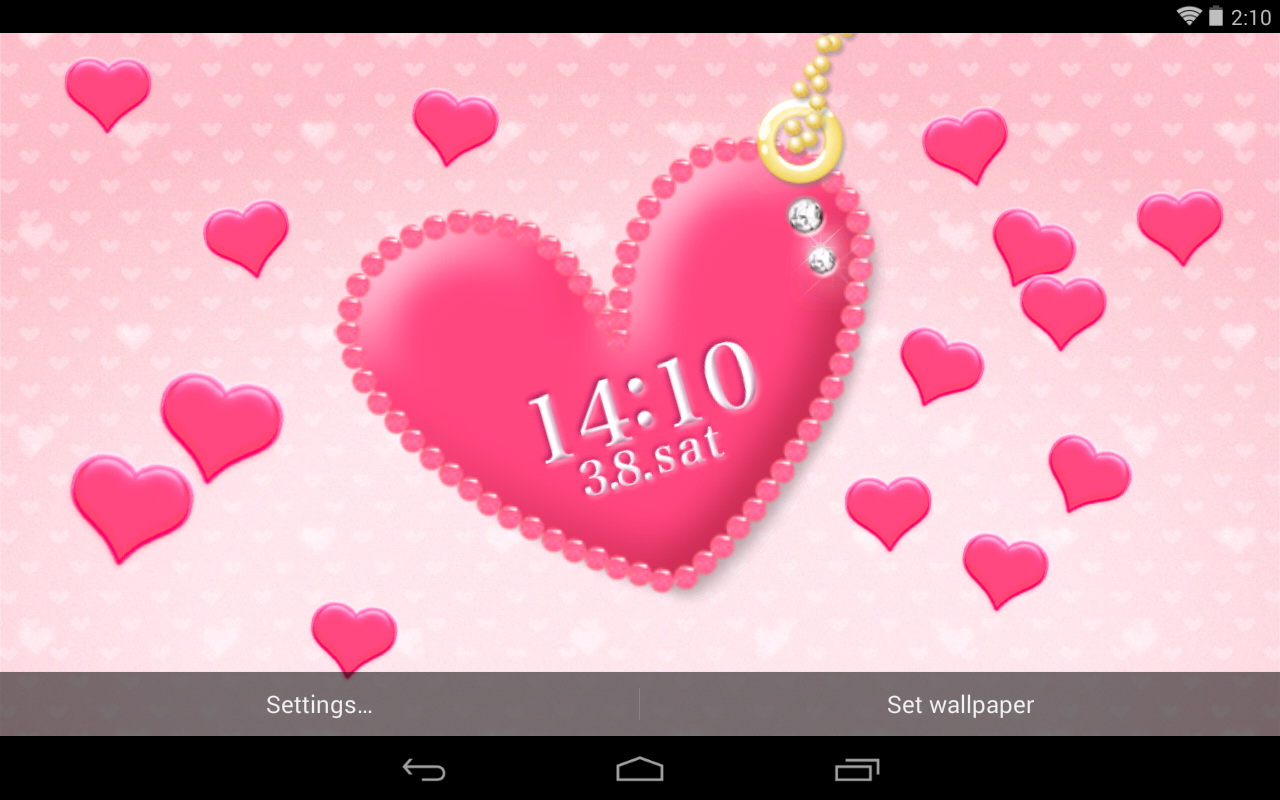 Pink Heart - Скачать Живые Обои Сердечки , HD Wallpaper & Backgrounds