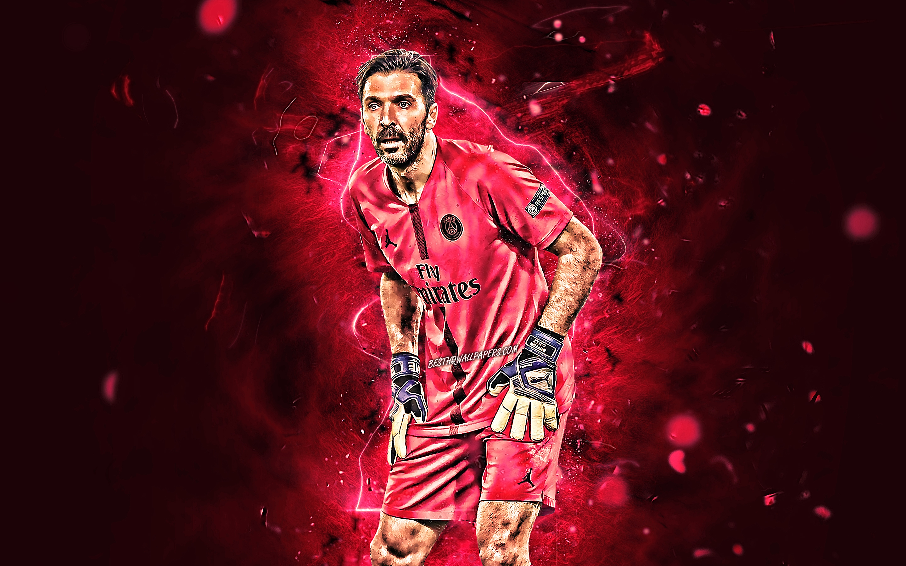 Gianluigi Buffon, Purple Uniform, Goalkeeper, Psg, - Performance , HD Wallpaper & Backgrounds