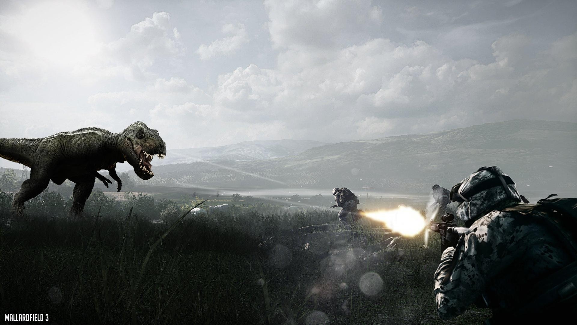 Bf3 Dinosaurs , HD Wallpaper & Backgrounds