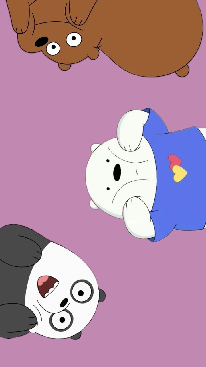 Cute, Wallpaper, Bare Bears - Cute Wallpaper Bare Bears , HD Wallpaper & Backgrounds