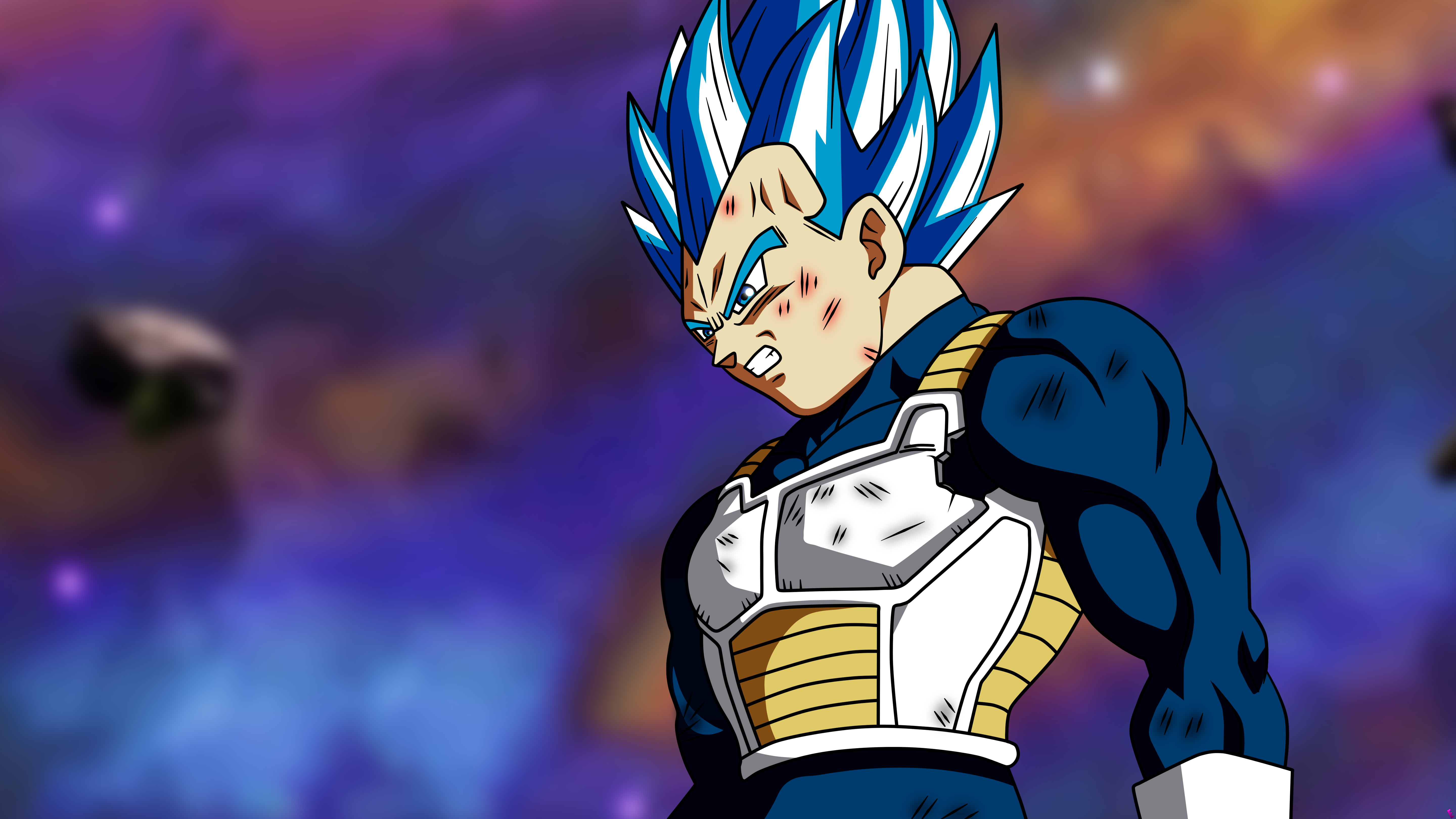 Blue Super Saiyan God Vegeta , HD Wallpaper & Backgrounds