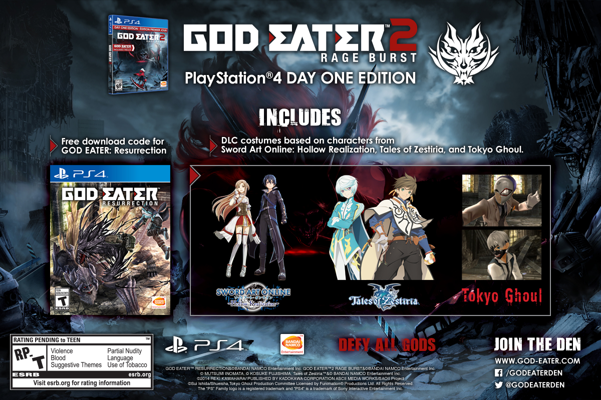 God Eater 2 Rage Burst Hd Wallpapers, Desktop Wallpaper - God Eater 3 Collector Edition , HD Wallpaper & Backgrounds