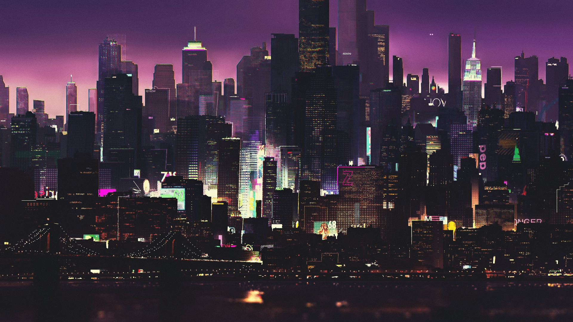 Cyberpunk, Buildings, Dark, Night, Cityscape, Art, - 4k Cyberpunk Backgrounds , HD Wallpaper & Backgrounds
