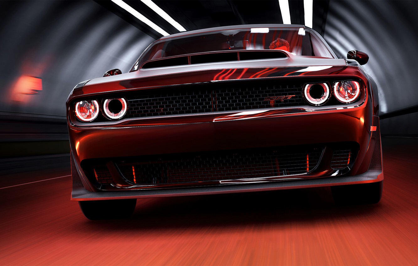 Photo Wallpaper Auto, The Game, Machine, Dodge, Challenger, - Dodge Challenger , HD Wallpaper & Backgrounds