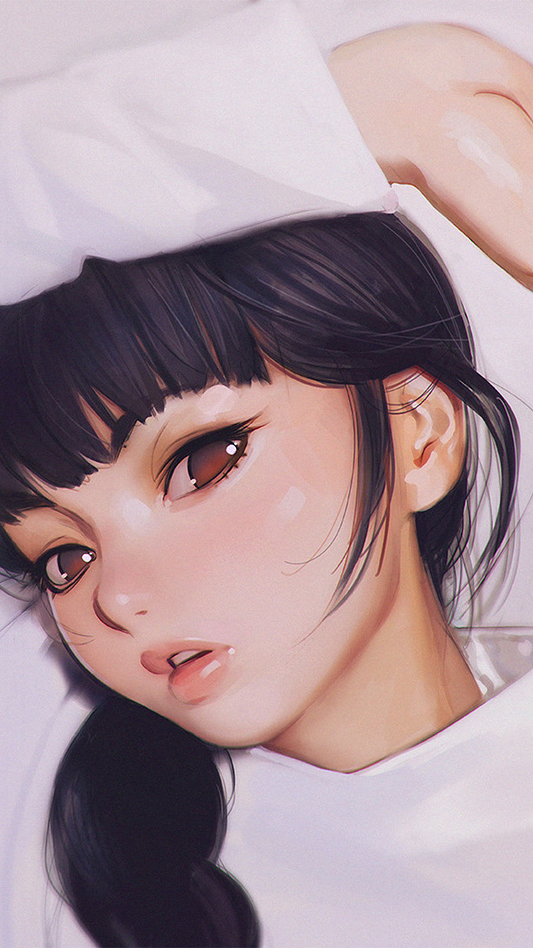 Shy Cute Anime Girl , HD Wallpaper & Backgrounds