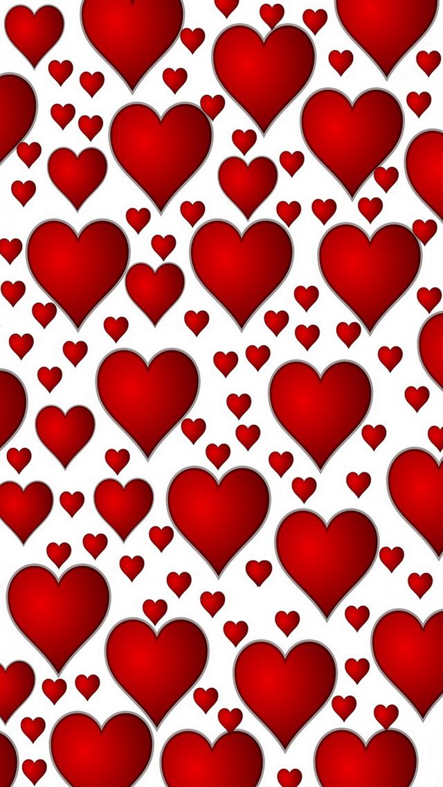 Fluffy Hearts Live Wallpaper Android Apps On Google - Red And White Heart , HD Wallpaper & Backgrounds