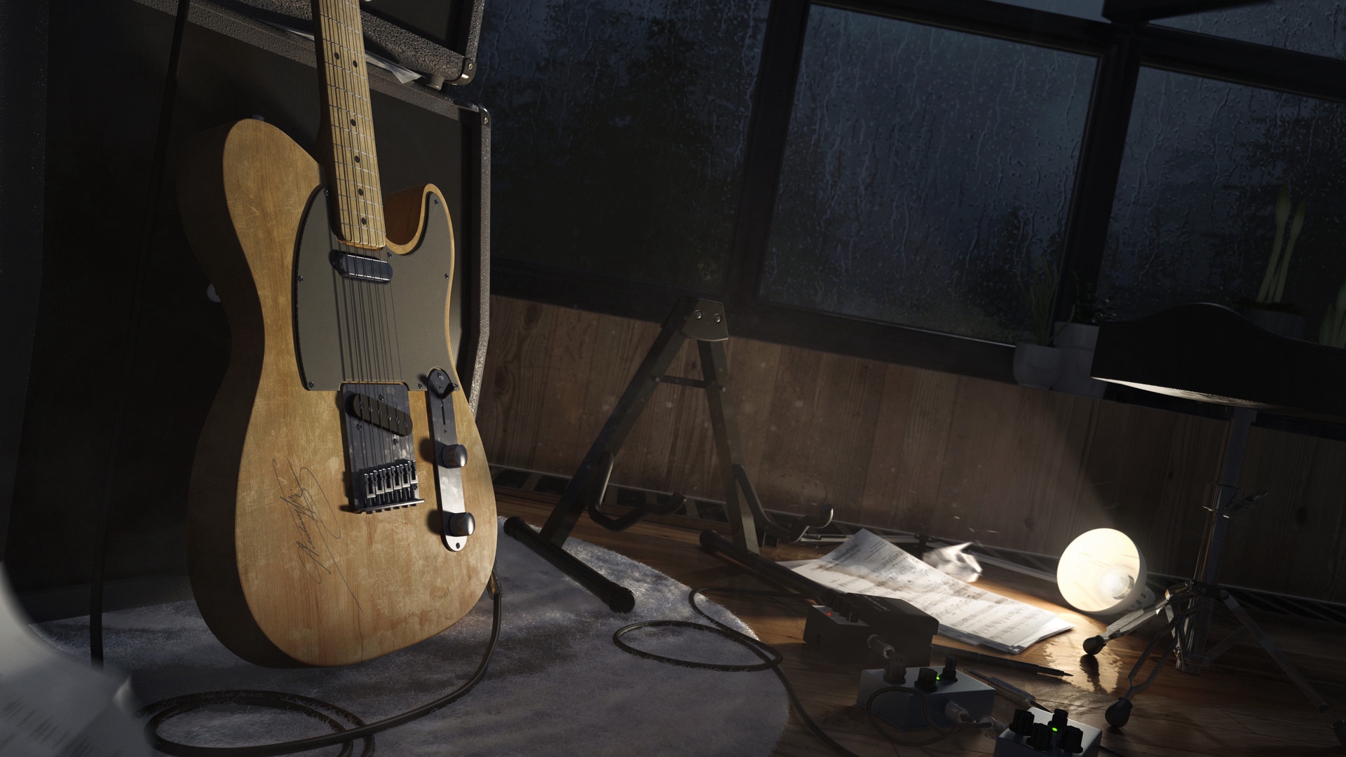 Wallpaper Electric Guitar, Guitar, Musical Instrument, - Electric Guitar Guitar , HD Wallpaper & Backgrounds