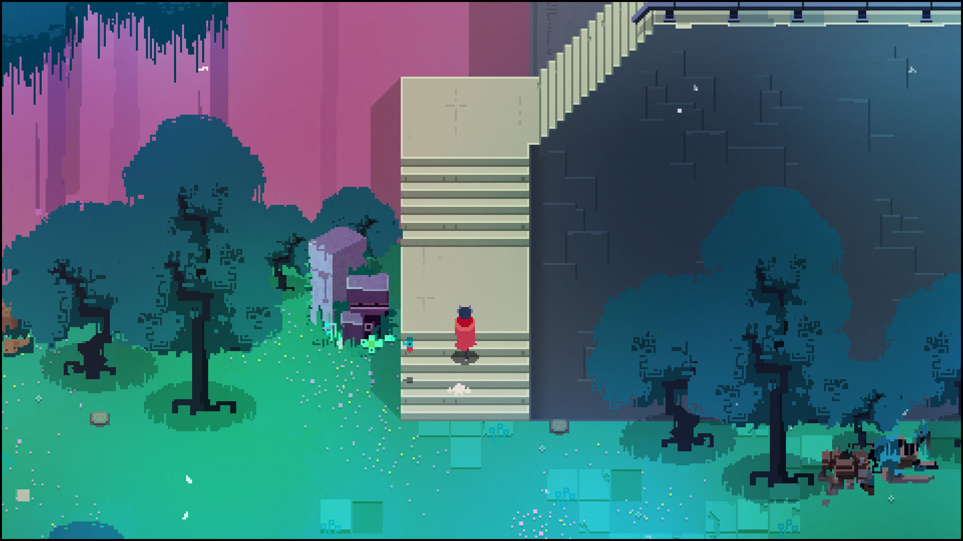 Hyper Light Drifter Forest , HD Wallpaper & Backgrounds