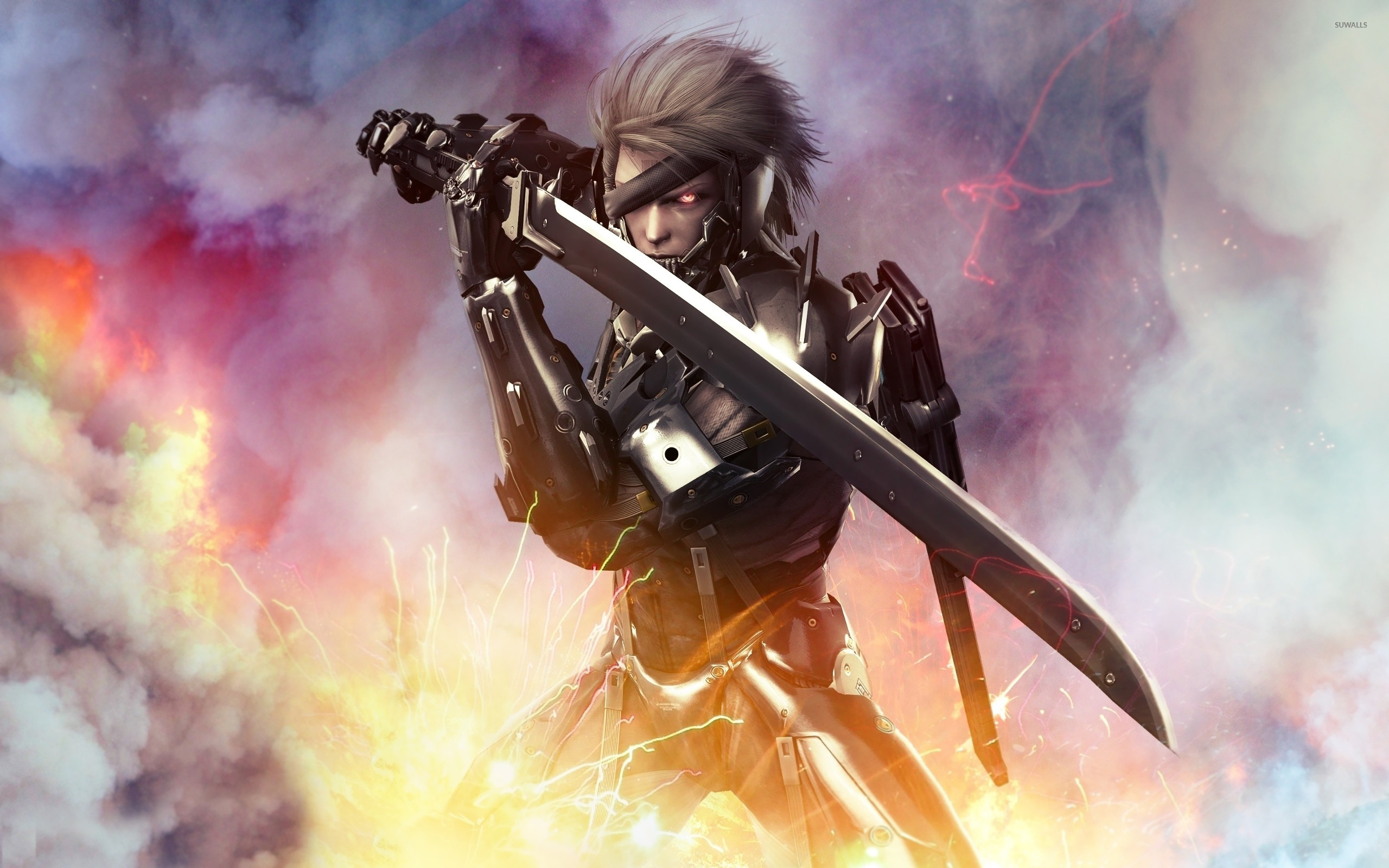 Game Wallpaper Hd Raiden Metal Gear Solid Rising , HD Wallpaper & Backgrounds