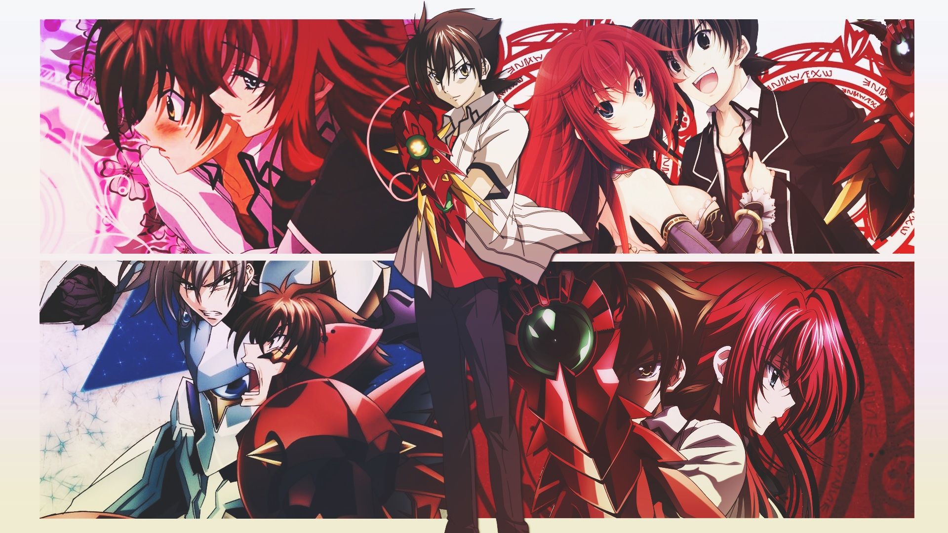 Rias Gremory Akeno Himejima Desktop Wallpaper High - High School Dxd Desktop , HD Wallpaper & Backgrounds