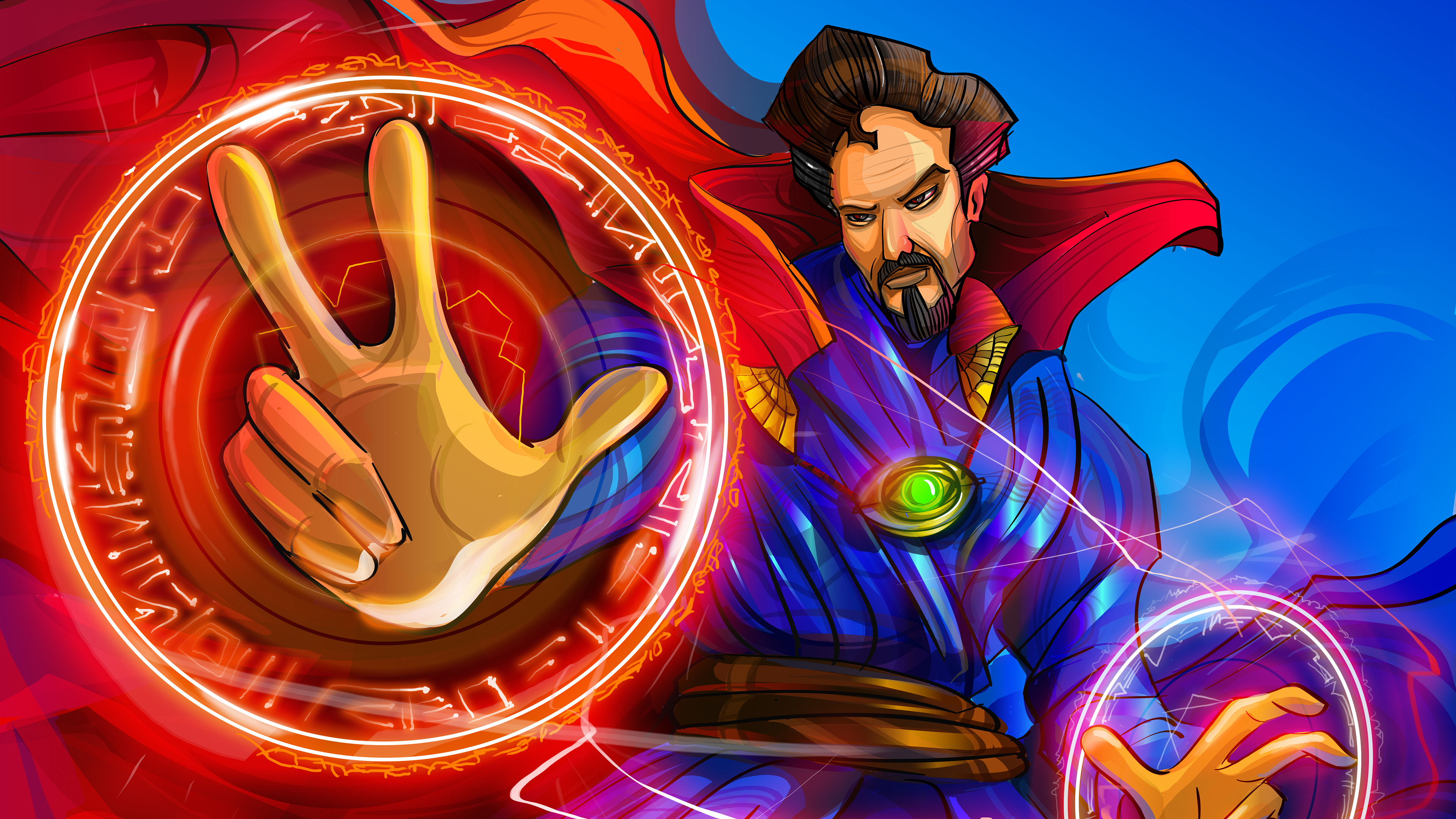 Doctor Strange 4k Artwork - Doctor Strange Art , HD Wallpaper & Backgrounds