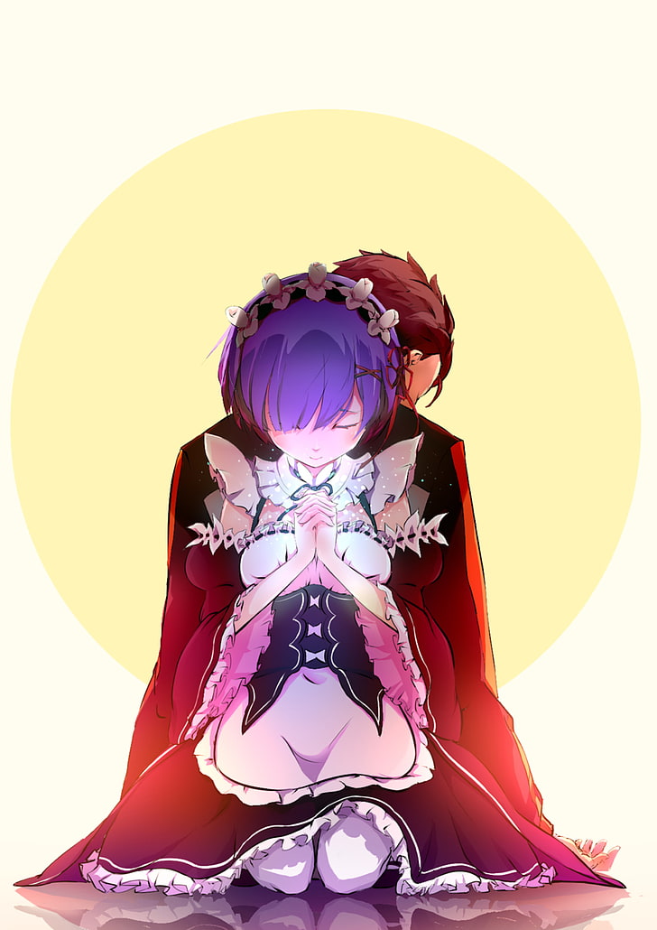 Zero Kara Hajimeru Isekai Seikatsu Rem Natsuki Subaru Re Zero Rem X Subaru Hd Wallpaper Backgrounds Download