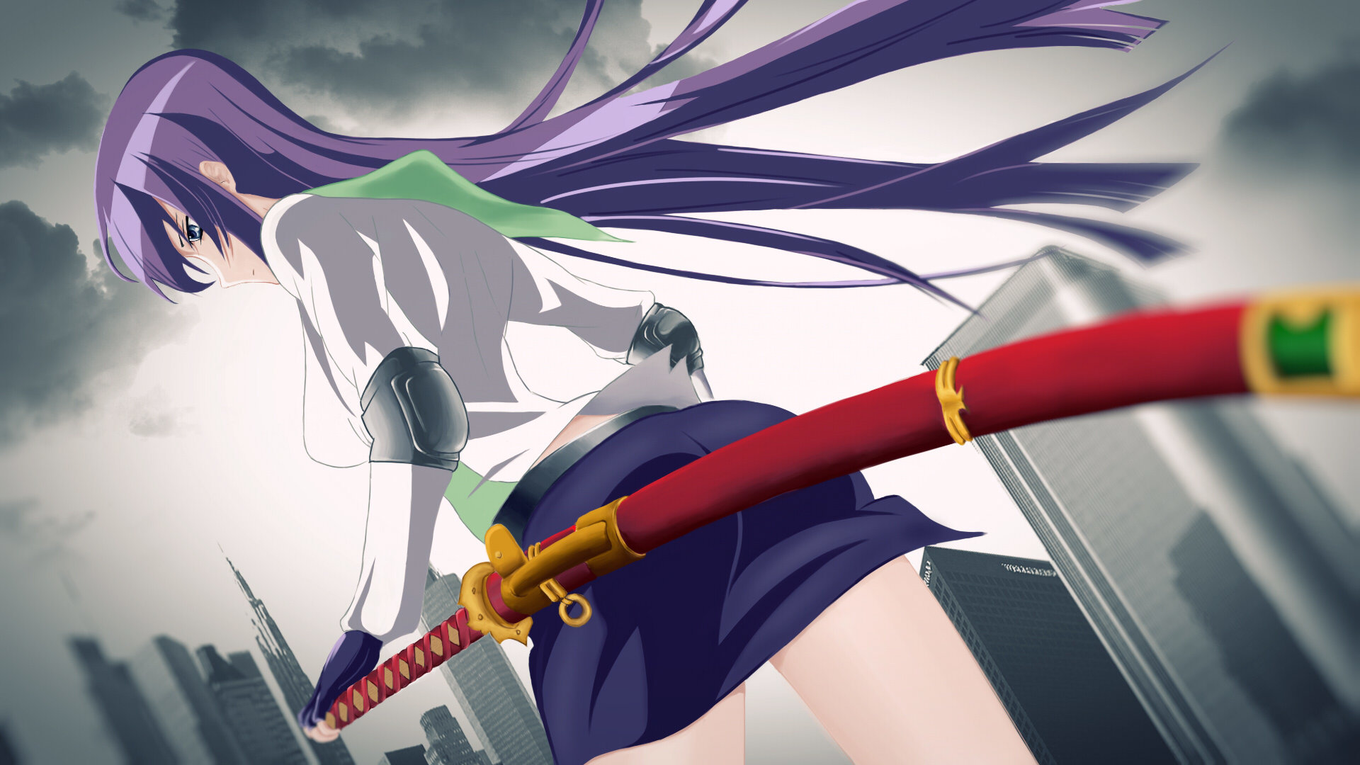 Free Download Highschool Of The Dead Wallpaper Id - Highschool Of The Dead Wallpapers Saeko , HD Wallpaper & Backgrounds