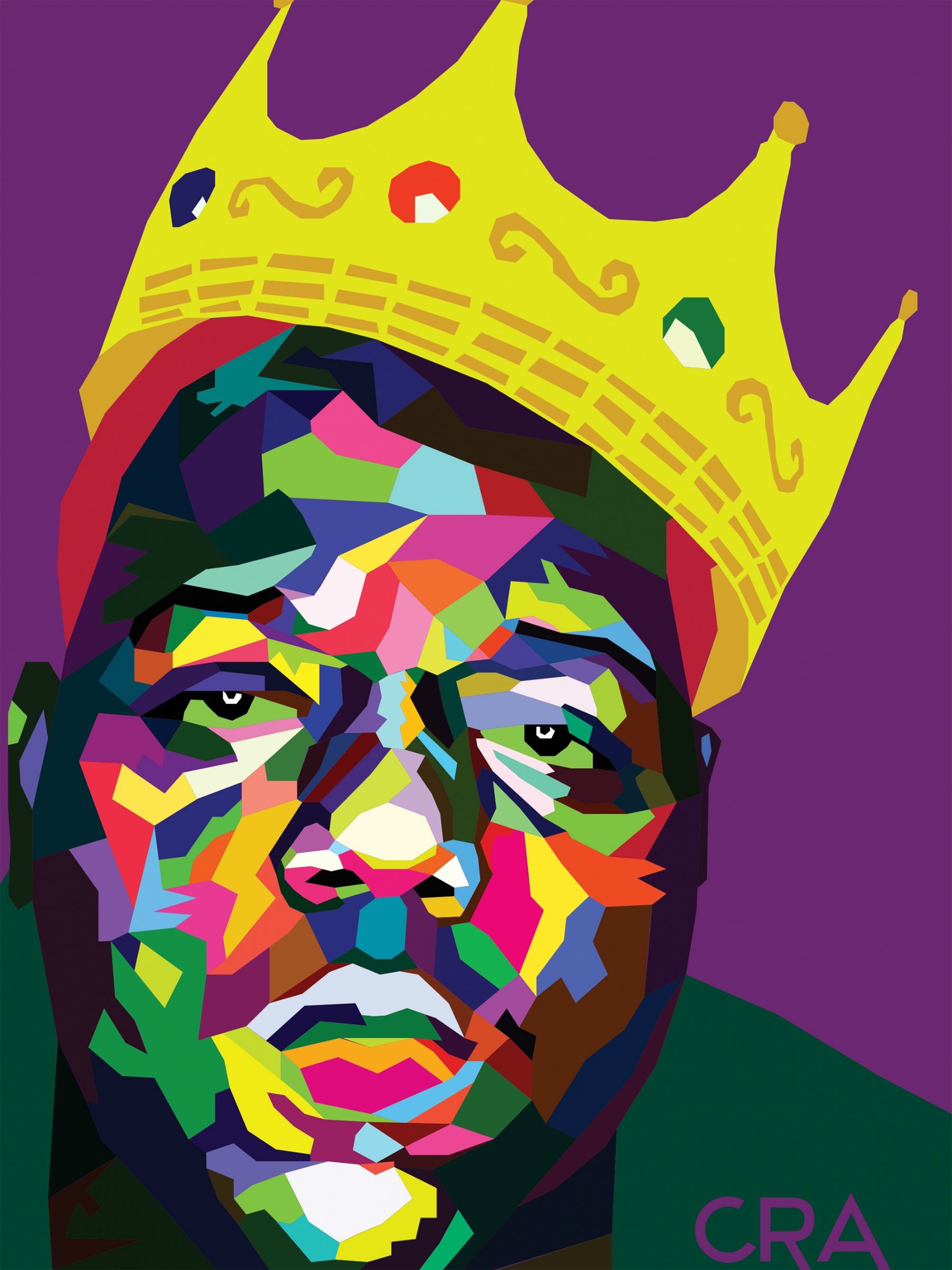 [oc] Biggie Smalls 
 Data-src /w/full/1/d/0/12491 - Biggie Smalls Pop Art , HD Wallpaper & Backgrounds