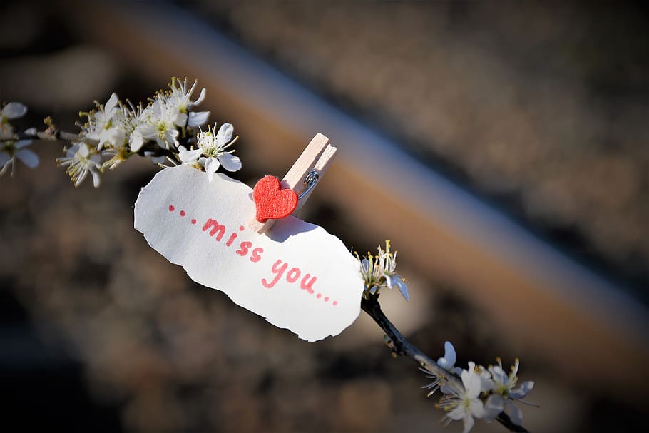 Message, To Lost Love, Red Heart, Rail, Remembering, - للحبيب رسائل حب , HD Wallpaper & Backgrounds