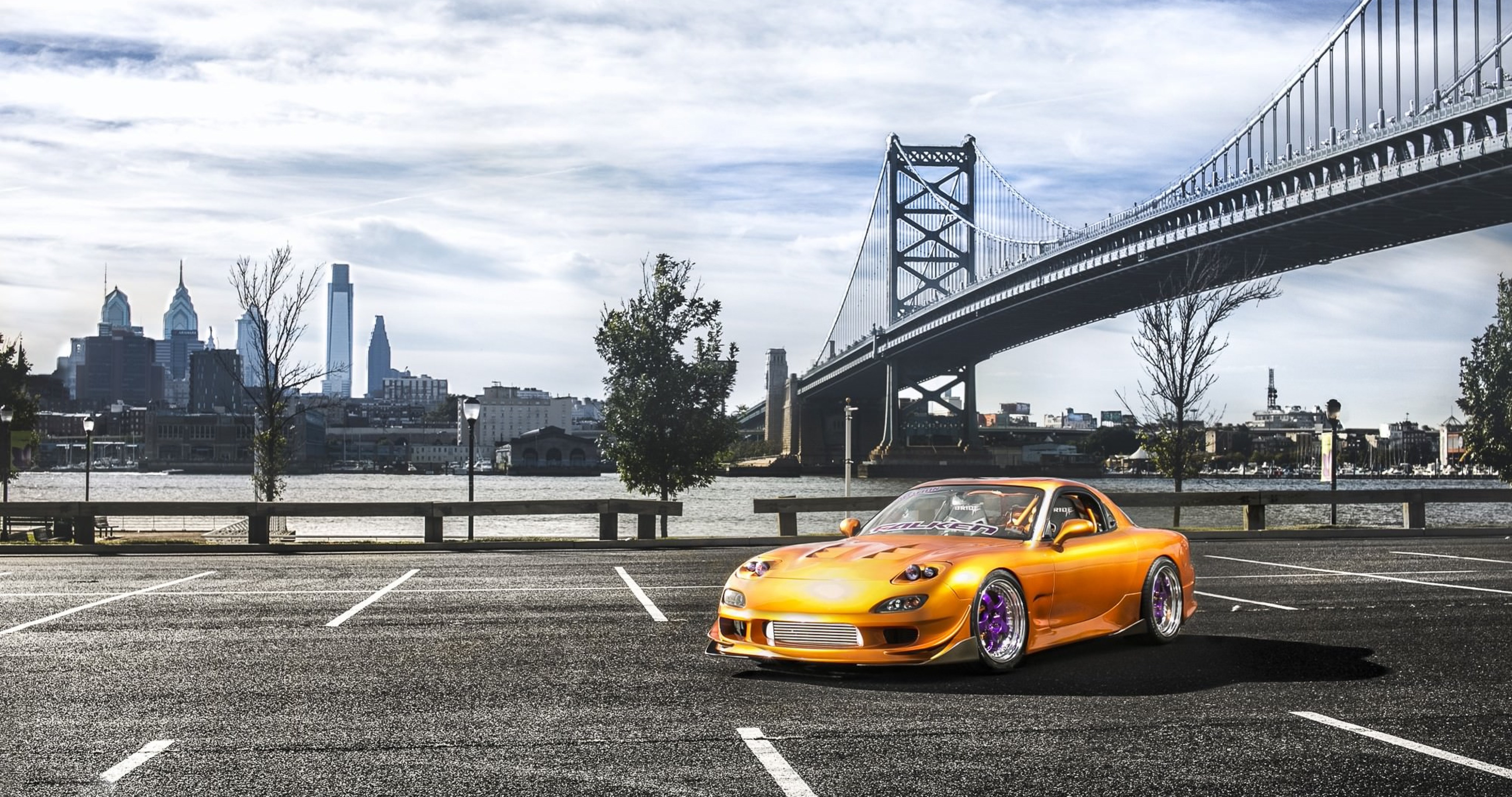 Mazda Rx7 4k Yellow , HD Wallpaper & Backgrounds