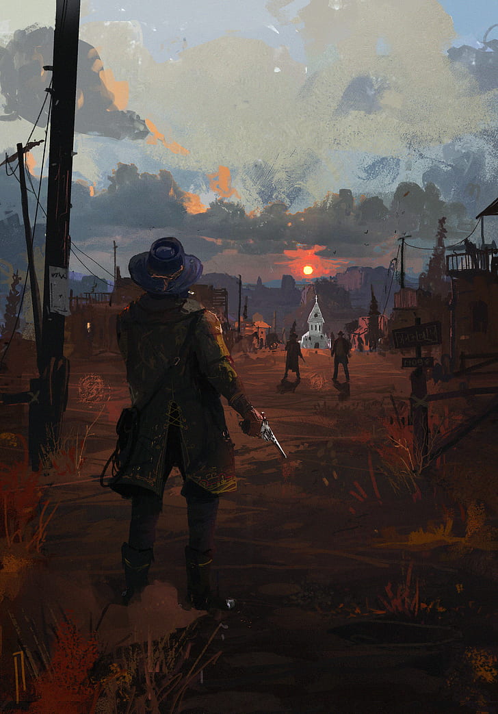 Ismail Inceoglu, Fan Art, Red Dead Redemption 2, Video - Red Dead Redemption 2 Wallpaper Phone , HD Wallpaper & Backgrounds