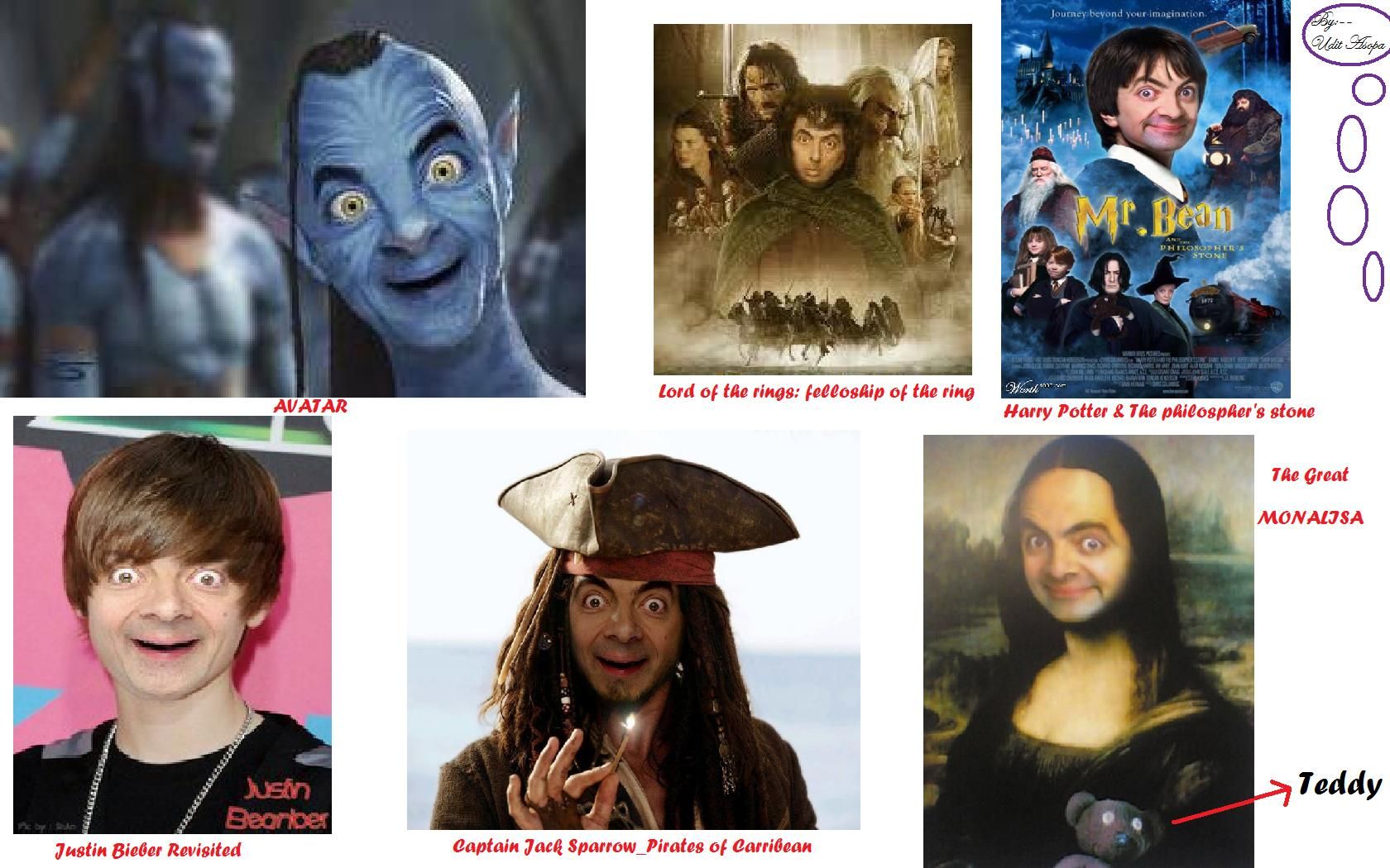 Mr Bean As Celebrities , HD Wallpaper & Backgrounds