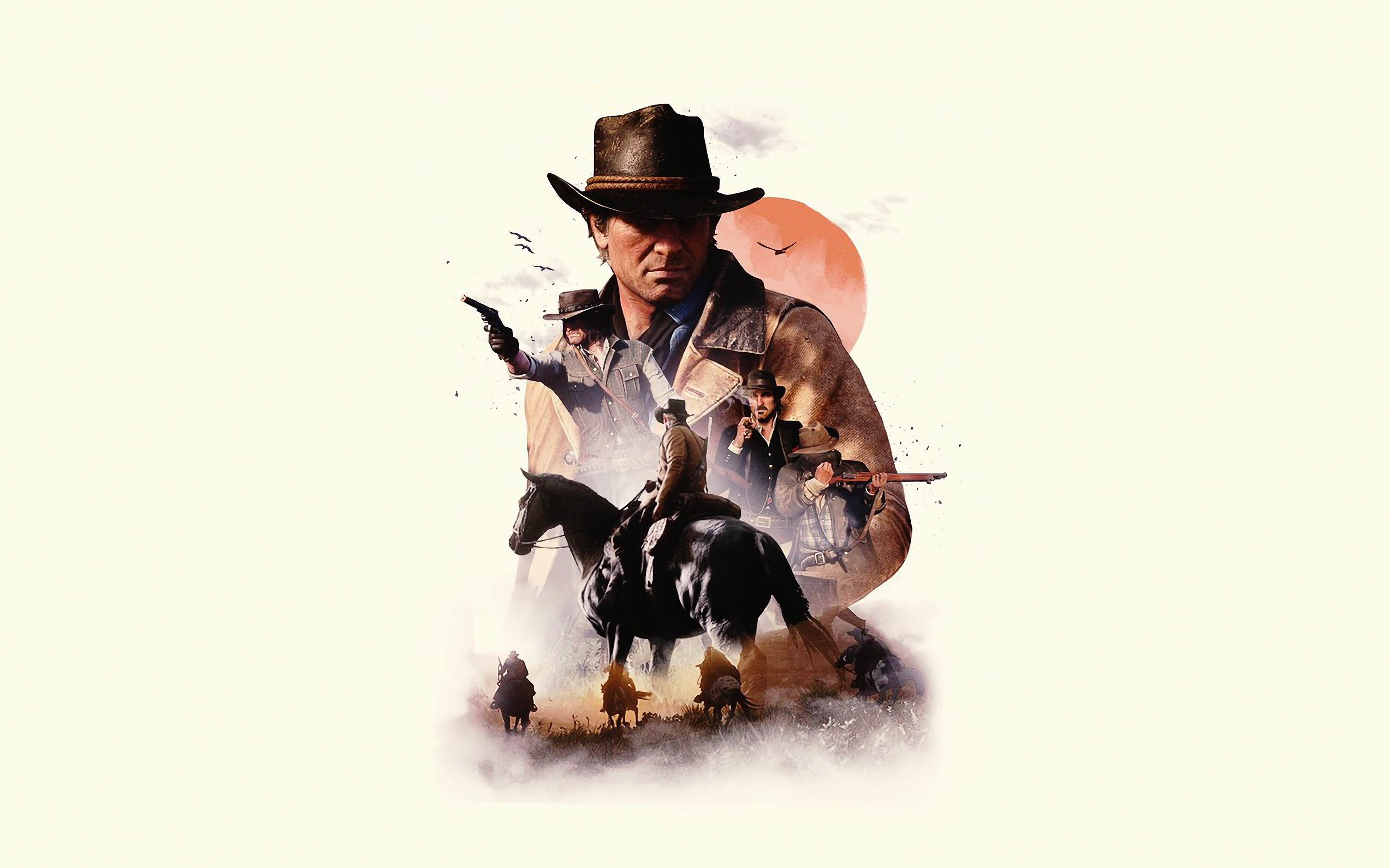 Video Game Poster Red Dead Redemption 2 Minimal Red Dead Video Game Poster Red Dead Redemption 2 Minimal Red Dead