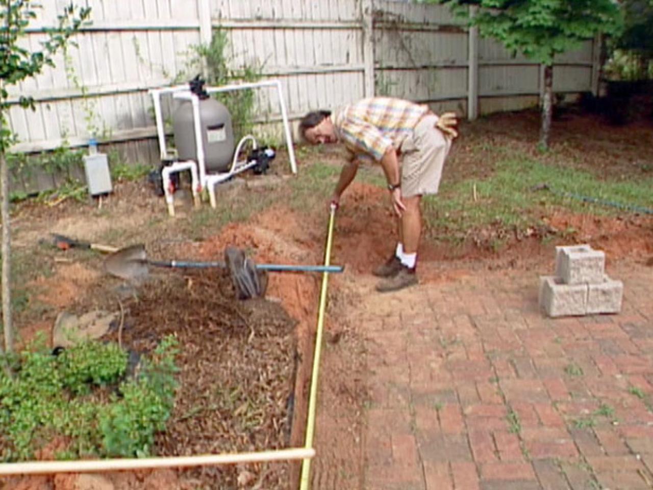 Mark Placement Of Retaining Wall - Build A Retaining Wall , HD Wallpaper & Backgrounds