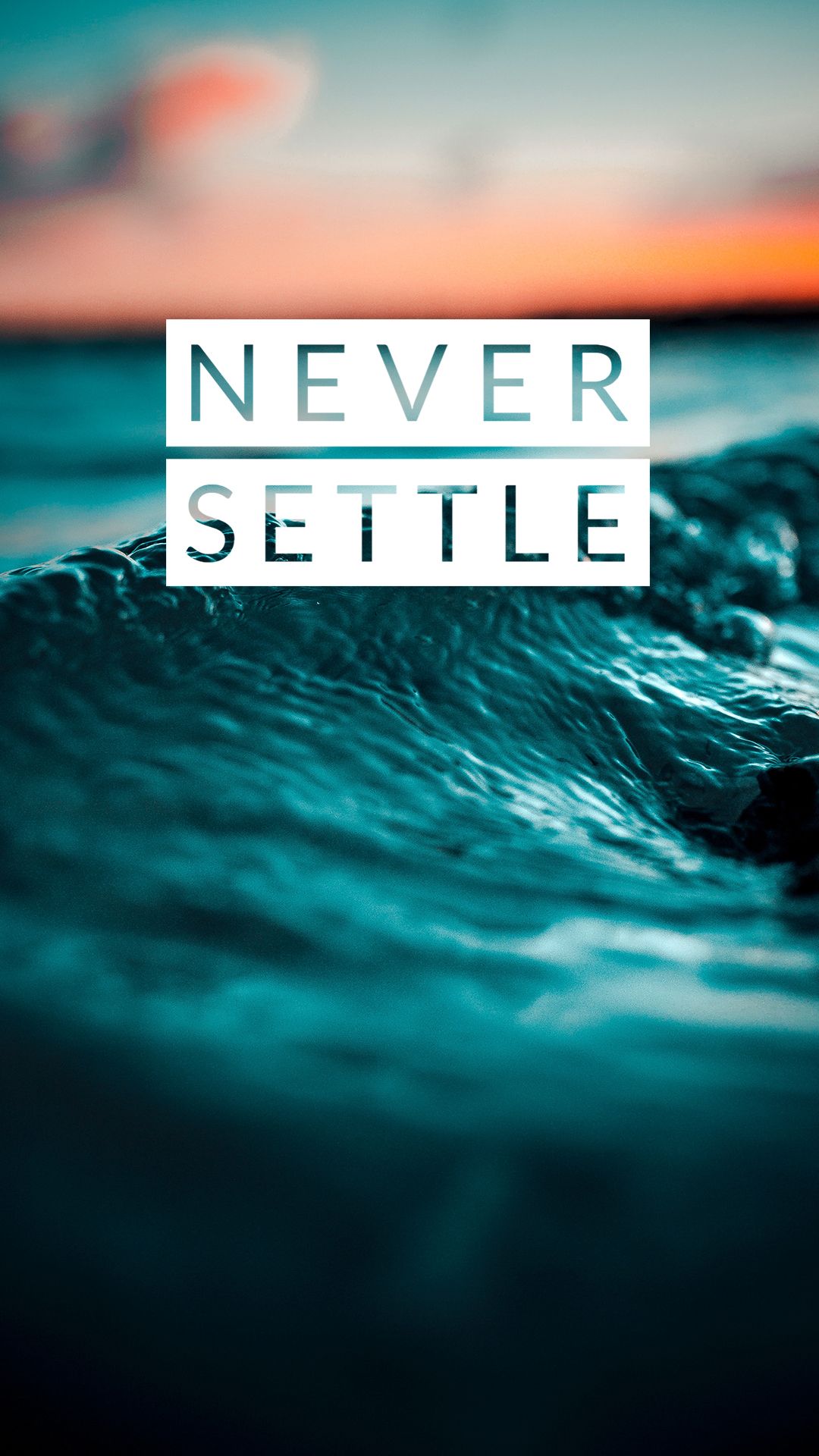 Never Settle Wallpaper Ocean , HD Wallpaper & Backgrounds