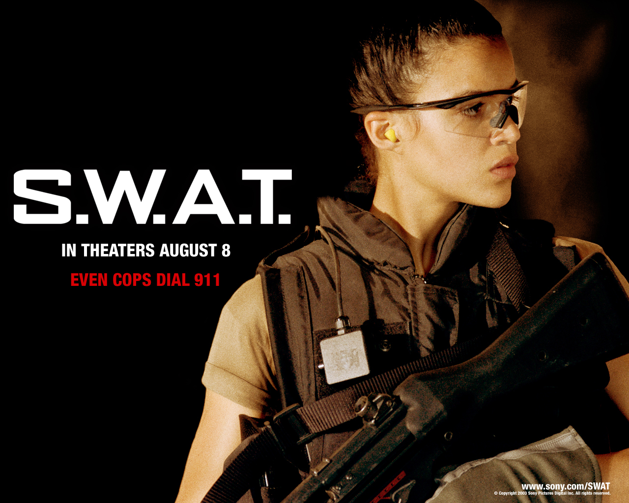 Michelle Rodriguez Swat Movie , HD Wallpaper & Backgrounds