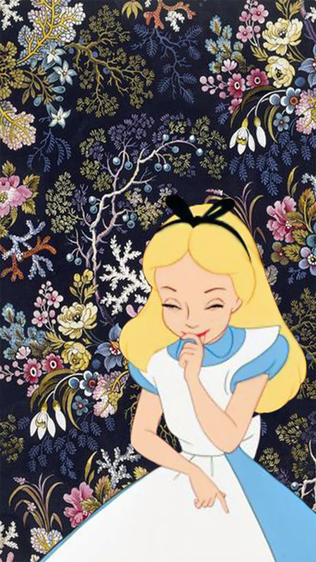 Wallpaper Iphone Iphone Wallpaper Background Lockscreen - Alice In Wonderland Iphone X , HD Wallpaper & Backgrounds