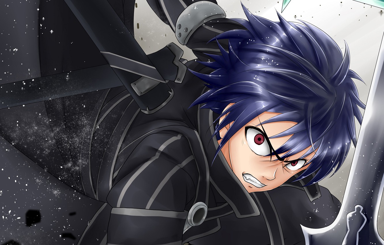 Photo Wallpaper Anger, Anime, Art, Sword Art Online, - Anime , HD Wallpaper & Backgrounds