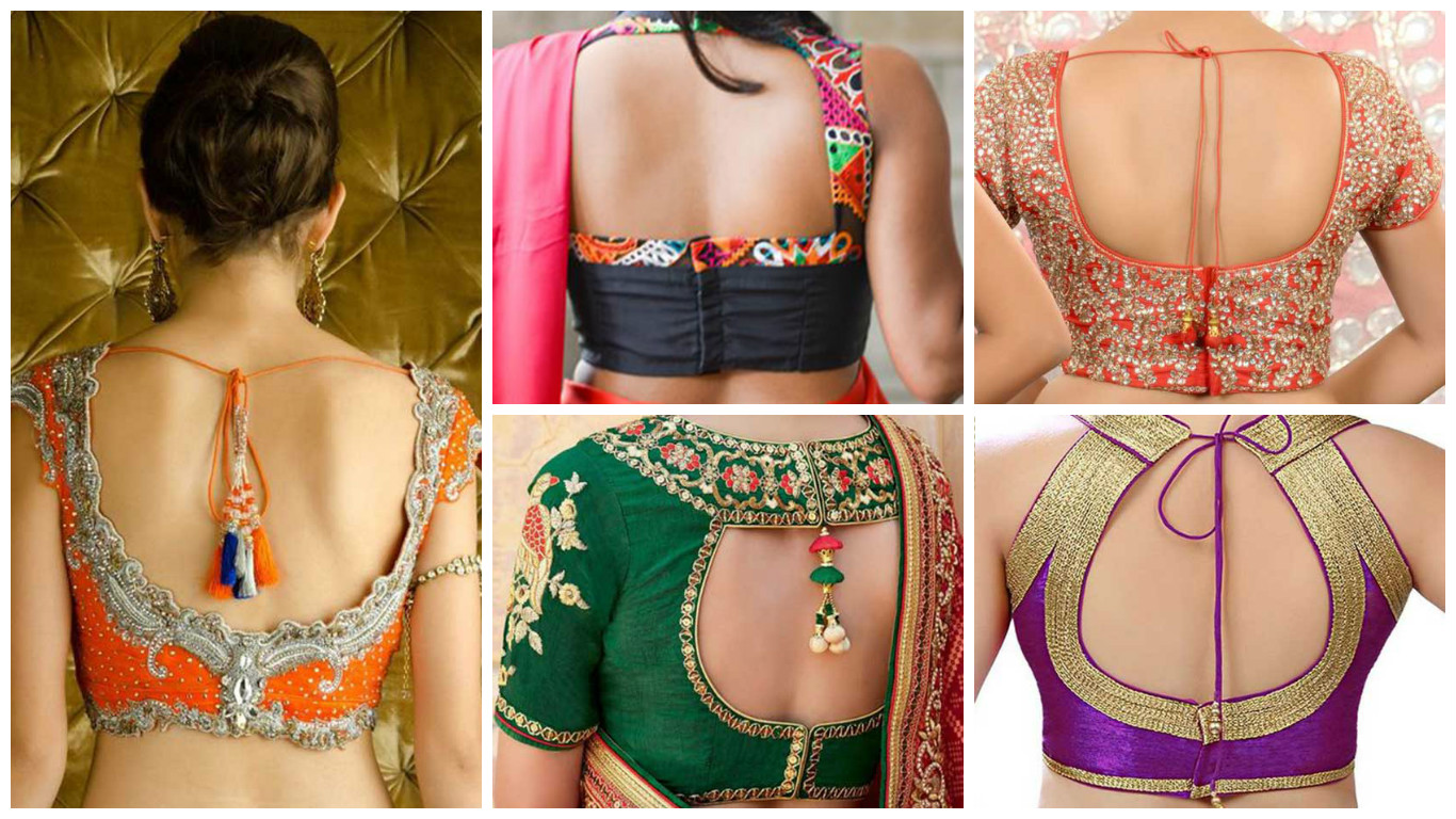 Back Saree Blouse Design Latest , HD Wallpaper & Backgrounds